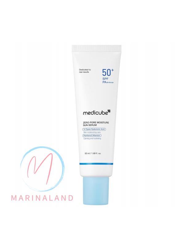 ضد آفتاب سرمی مرطوب کننده مدیکیوب مدل Zero Pore Moisture Sun Serum SPF50+ PA++++