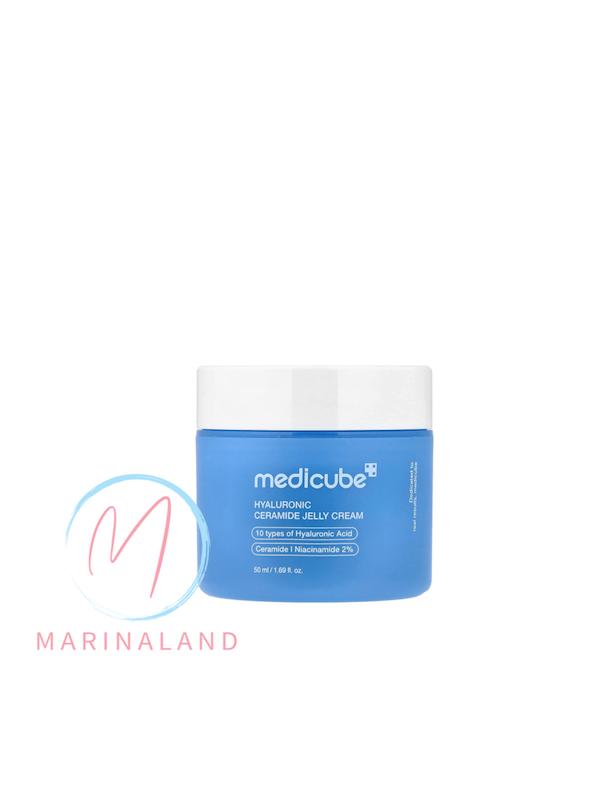 کرم ژلی هیالورونیک و سرامید مدیکیوب مدل Hyaluronic Ceramide Jelly Cream