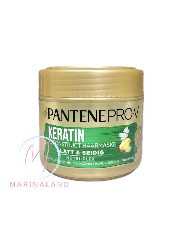 ماسک مو کراتینه نرم کننده پنتن پرو-وی مدل Smooth & Silky Keratin Reconstruct