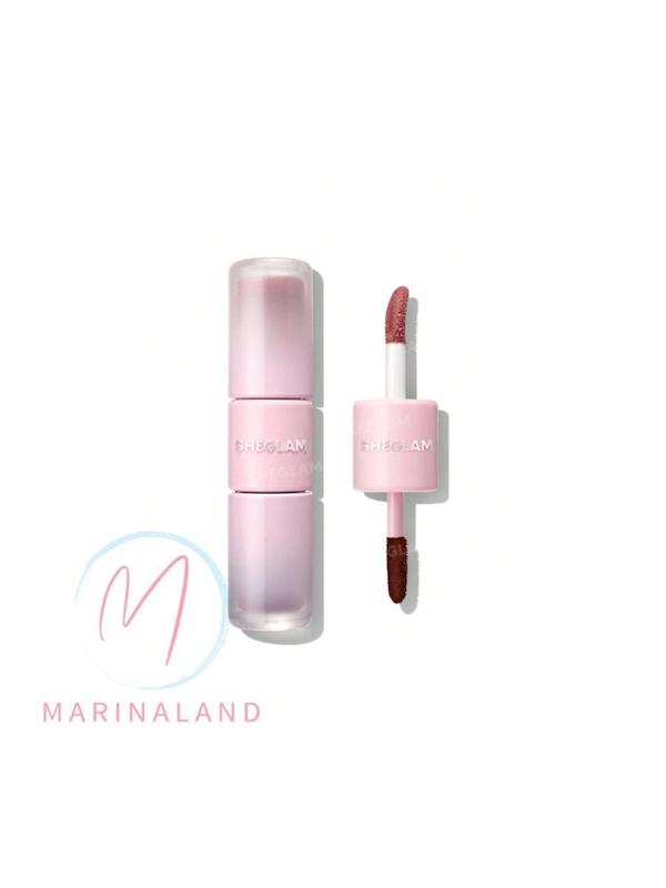 تینت لب پیِل‌آف و گلاس دوکاره شیگلم مدل Line To Shine Peel-Off Lip Stain & Gloss Duo رنگ Pink Macaron