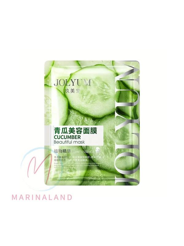 ماسک تکی ورقه‌ای خیار ژولیوم مدل Jolyum Cucumber Beautiful Mask 