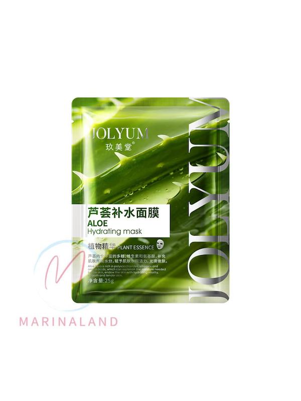 ماسک تکی ورقه‌ای آلوئه‌ورا ژولیوم مدل Jolyum Aloe Hydrating Mask