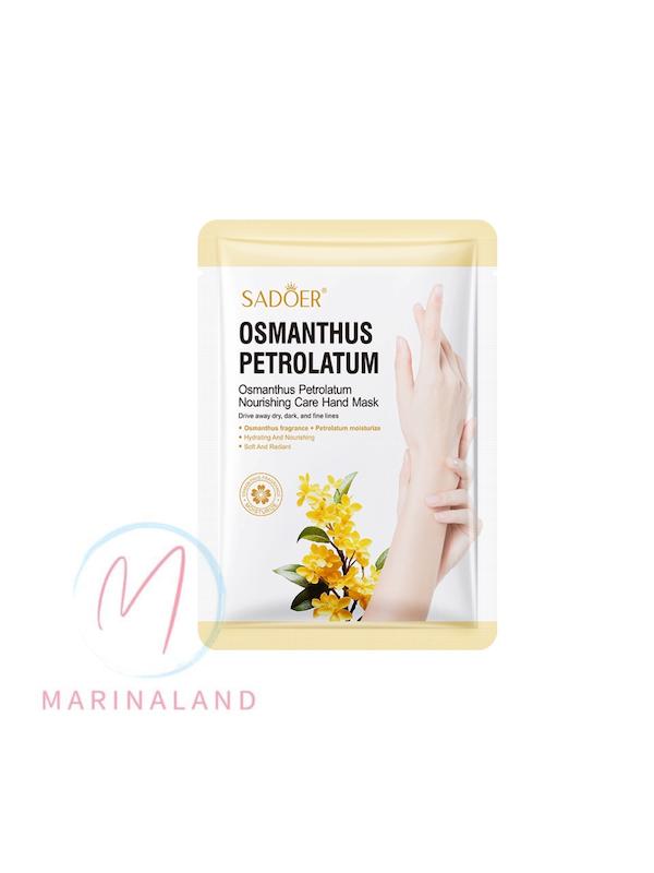 ماسک دست مغذی و مرطوب‌کننده سادور مدل Osmanthus Petrolatum Nourishing Care Hand Mask