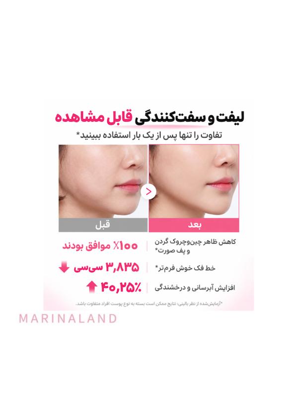 کرم ضد چروک گردن مدیکیوب مدل PDRN Collagen Gua Sha Neck Wrinkle Cream
