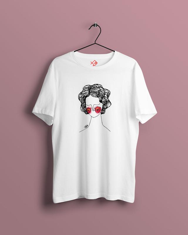 تیشرت گل‌گونه