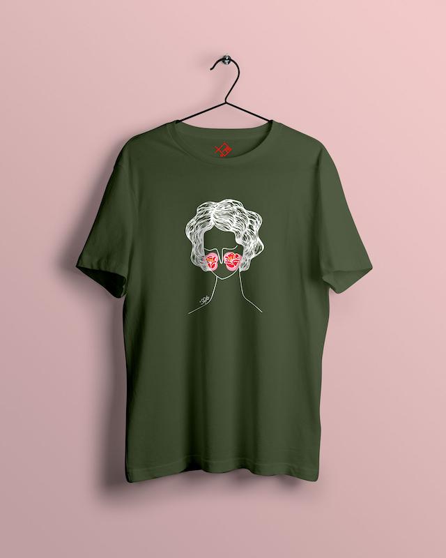 تیشرت گل‌گونه