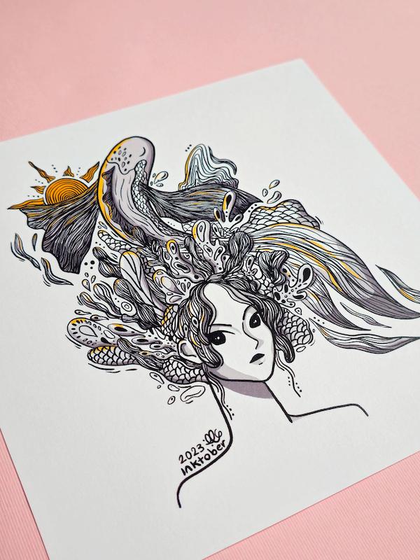 نقاشی دیجیتال The Ocean Queen