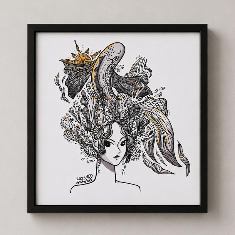 نقاشی دیجیتال The Ocean Queen