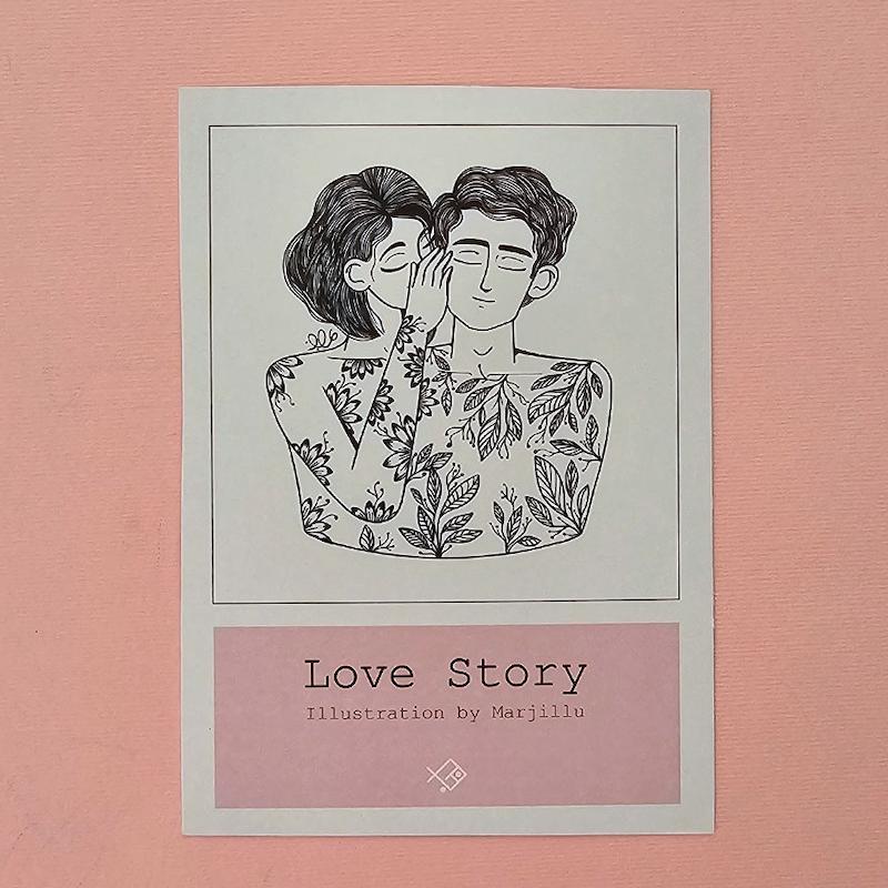 پرینت تصویرسازی Love Story