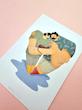 پرینت تصویرسازی Sleepy Lovers