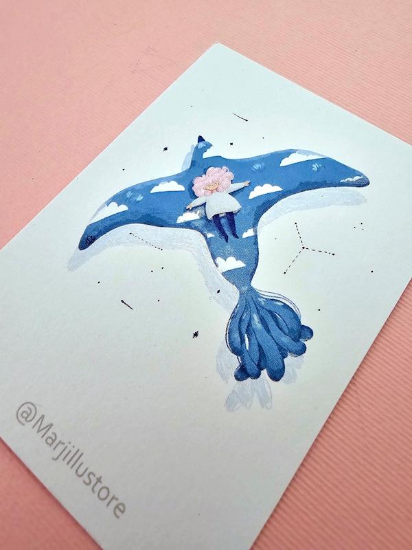 پرینت تصویرسازی Don't Worry