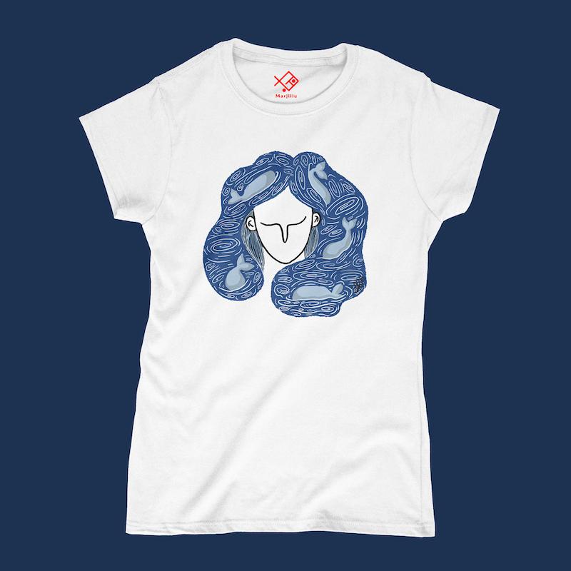 تیشرت Peace طرح دختر