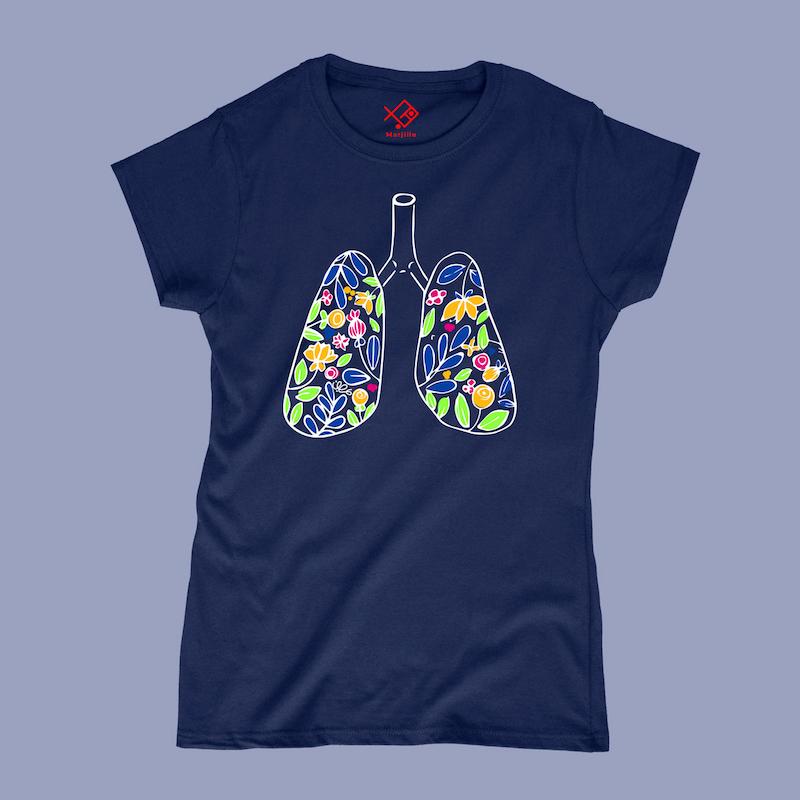 تیشرت Have a Beautiful Lung Life