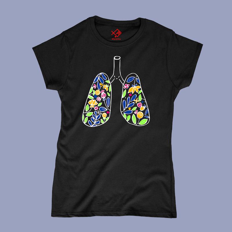 تیشرت Have a Beautiful Lung Life