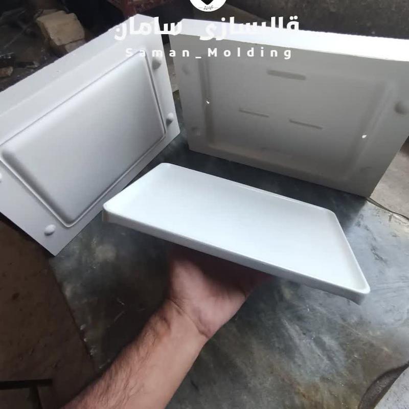 قالب گچی ظرف ساسر سایز بزرگ ( سامان مولدینگ )