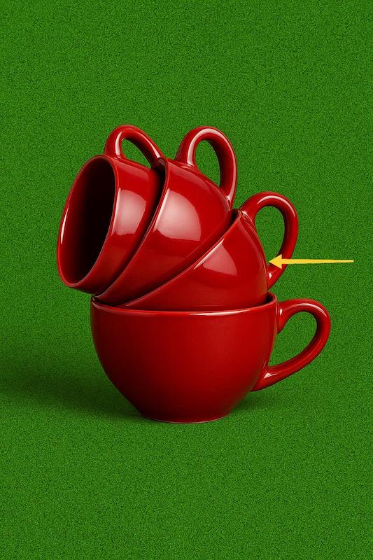 قالب گچی فنجان چای خوری ( سامان مولدینگ )