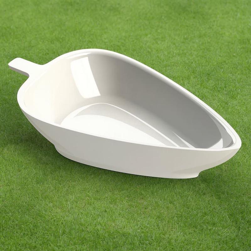 قالب گچی پیاله سرامیکی طرح برگ کد 1021(نیکان سرام )