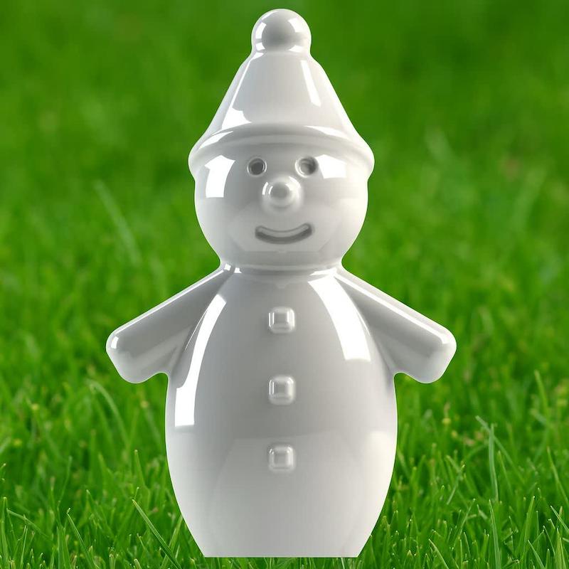 قالب گچی نمکدان آدم برفی کد 1042( نیکان سرام )