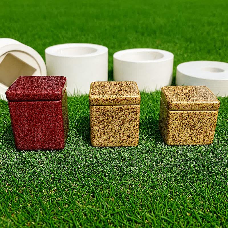 قالب گچی بانکه ادویه مکعبی سایز بزرگ ( احمدی مولد )