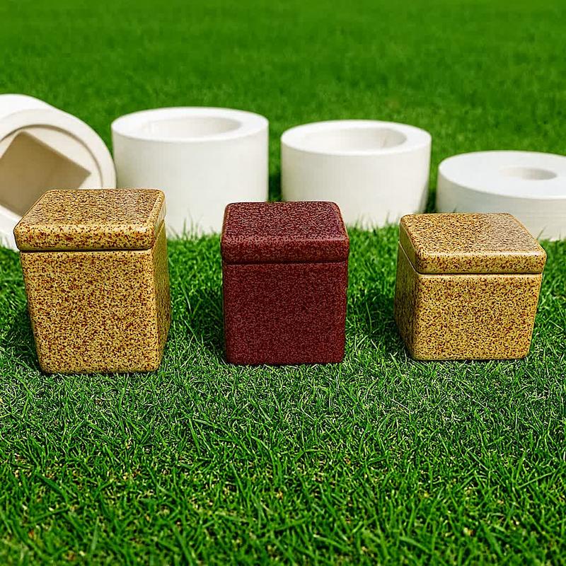 قالب گچی بانکه ادویه مکعبی سایز متوسط ( احمدی مولد )