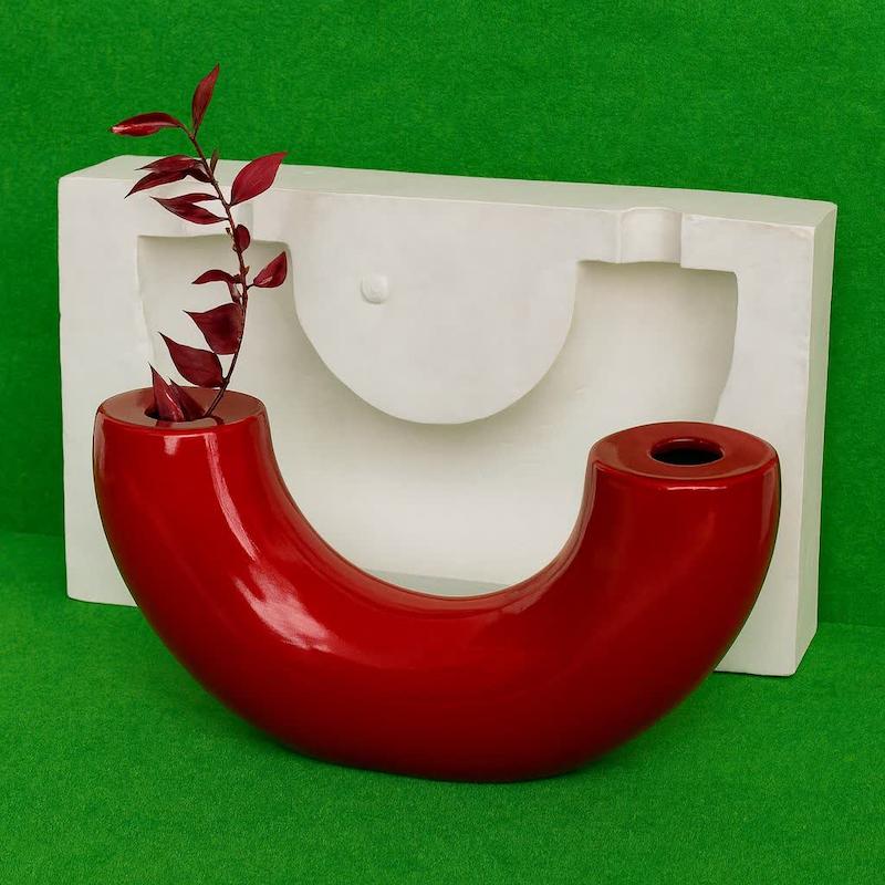 قالب گچی گلدان . جاشمعی کد 56  (سرامیک مولدینگ)