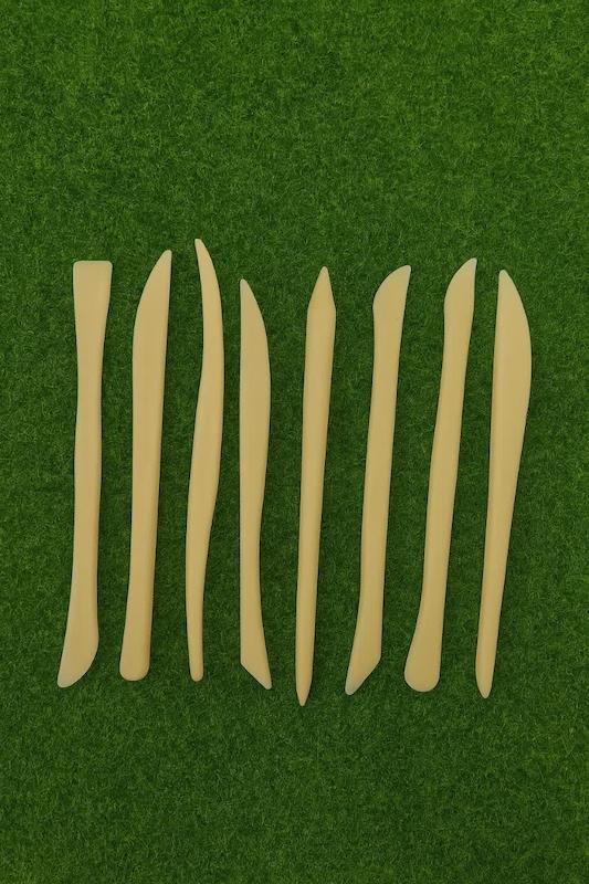 ابزار سفالگری و مجسمه سازی پلاستیکی دسته بلند