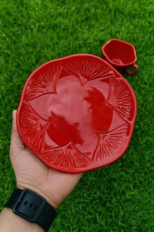 قالب گچی  زیر فنجانی کنگره ای کد 05( آرت مولد )