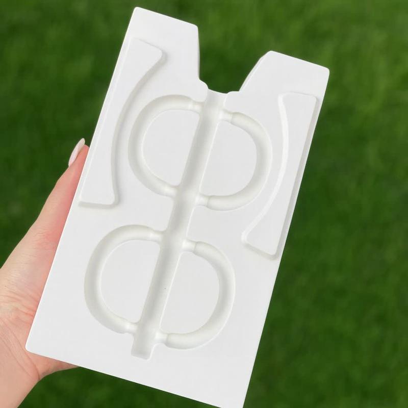 قالب گچی دسته ماگ جویباری ساده کد (978)( اشکان پارت )