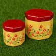 قالب گچی  قندان هشت ضلعی کوچک با درب  ( کد 35 )