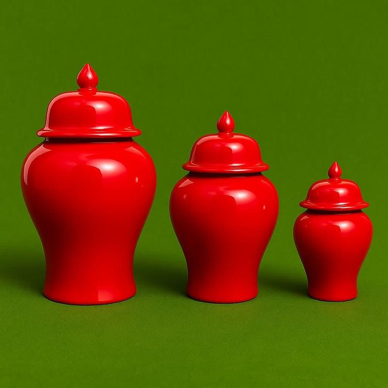 قالب گچی جینجر جار سایز بزرگ ( سامان مولدینگ )