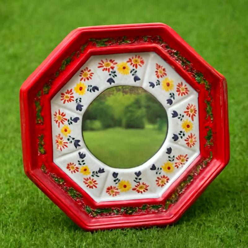 قالب گچی آینه هشت ضلعی ( نیکان سرام )