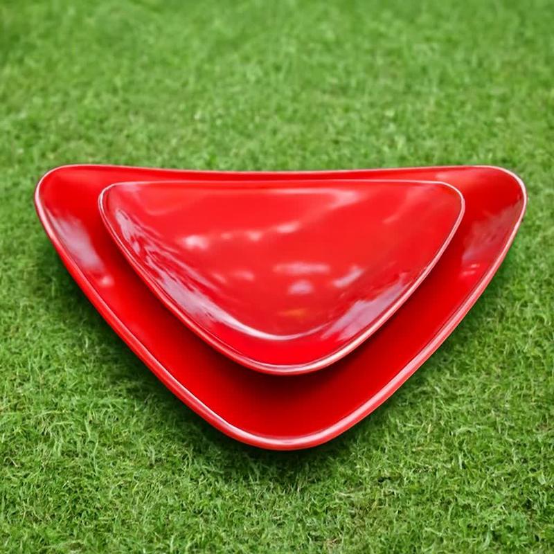 قالب گچی بشقاب مثلثی کوچک کد 1124 ( نیکان سرام )