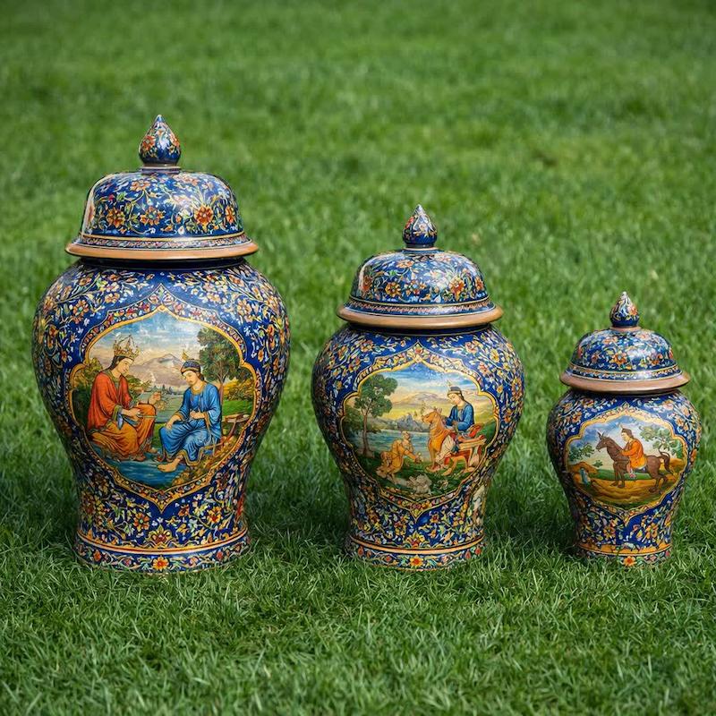 قالب گچی جینجر جار سایز بزرگ ( سامان مولدینگ )