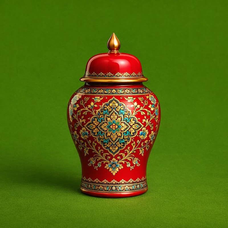 قالب گچی جینجر جار سایز متوسط ( سامان مولدینگ )