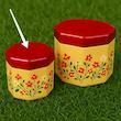 قالب گچی  قندان هشت ضلعی کوچک با درب  ( کد 35 )