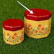 قالب گچی شکلات خوری هشت ضلعی بزرگ با درب ( کد 36 )