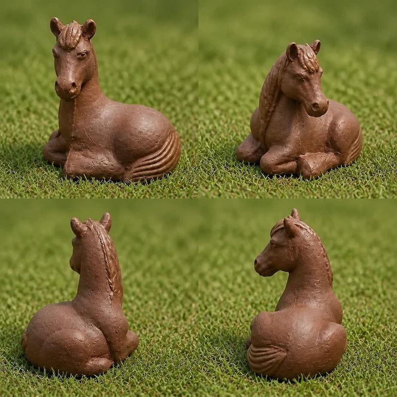 قالب گچی اسب نشسته ( گیوا )