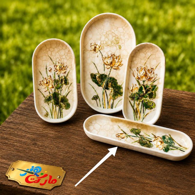 ظروف گچی سرو بیضی سایزیک ( سامان مولدینگ )