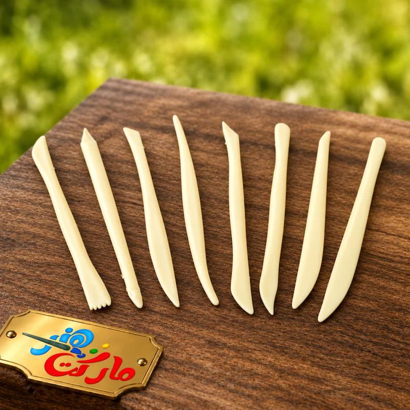 ابزار سفالگری و مجسمه سازی پلاستیکی دسته کوتاه 