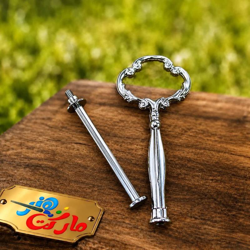 هولدر دو طبقه نقره ای
