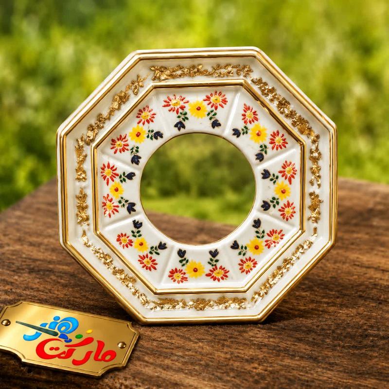 قالب گچی آینه هشت ضلعی ( نیکان سرام )
