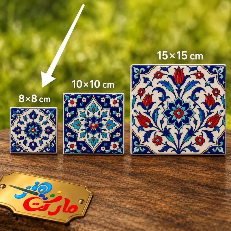 قالب گچی کاشی مربعی 8*8 کد 1080( نیکان سرام )