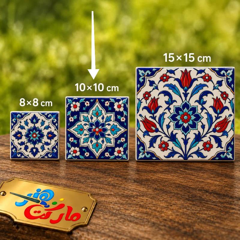 قالب گچی کاشی مربعی 10*10 کد 1112 ( نیکان سرام )