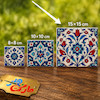 قالب گچی کاشی مربعی  15*15 کد 1118 ( نیکان سرام )