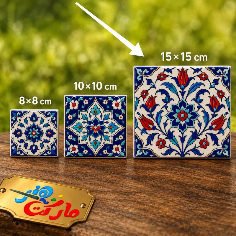 قالب گچی کاشی مربعی  15*15 کد 1118 ( نیکان سرام )