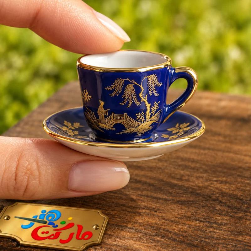 قالب گچی مینیاتوری فنجان و نعلبکی کد 1003 ( دنسی )