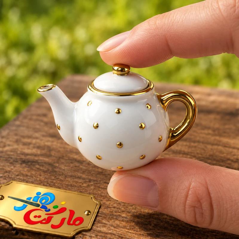 قالب گچی مینیاتوری قوری با درب کد 1002 ( دنسی )