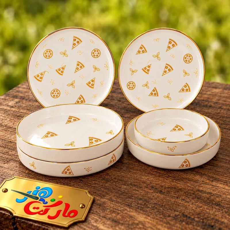 قالب گچی پیتزا خوری قطر 33 سینی با ( کد 85 )