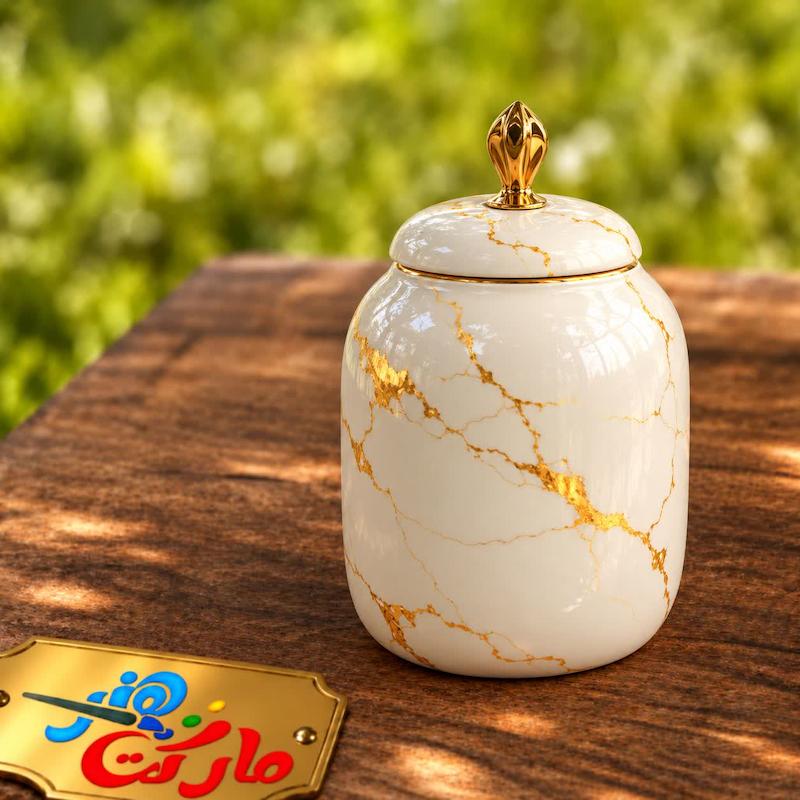 قالب گچی جینجر جار کد 76 سایز دو بدون دسته ( سرامیک مولدینگ )