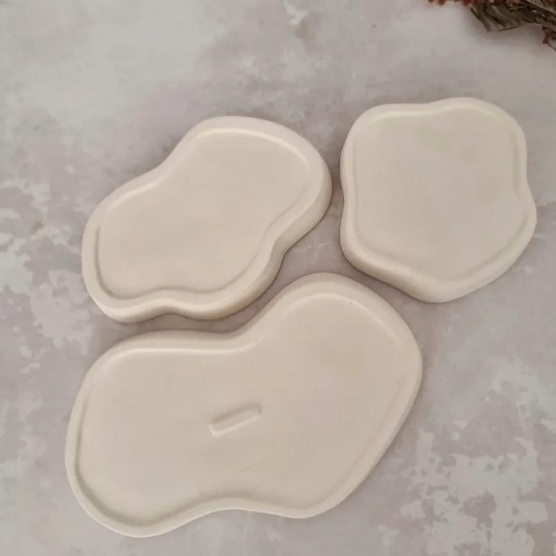 قالب گچی سرو دفرمه یا زیر فنجونی سایز بزرگ( آرت مولد )